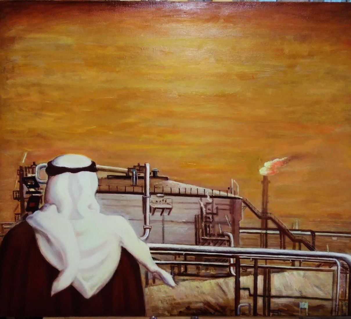 Картина нефтью Марсель Шайдуллин