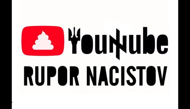 Ребрендинг-YouTube-активисты-нанесли-граффити-у-штаб-квартиры-Google-в-МосквеYouTubeRuporNacistov