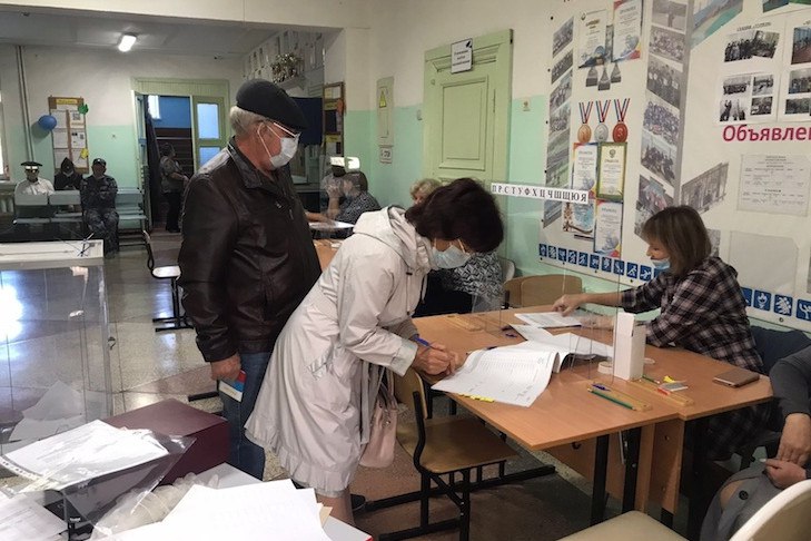 В Новосибирской области отмечается высокая явка на избирательные участки