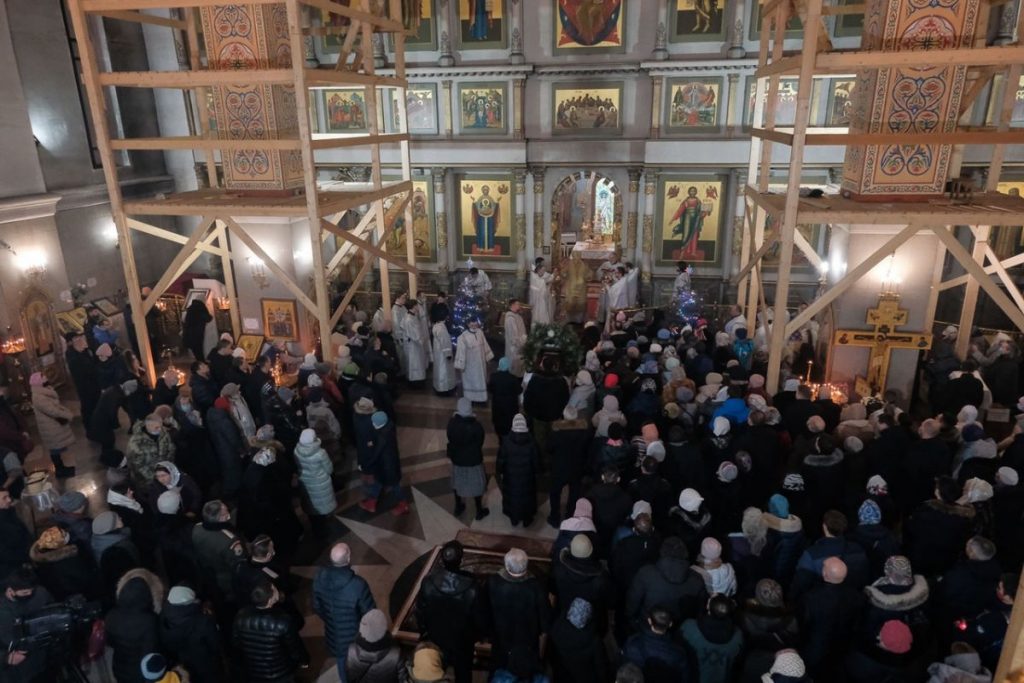 Православные храмы Красноярска на Рождество посетило более 10 тыс прихожан
