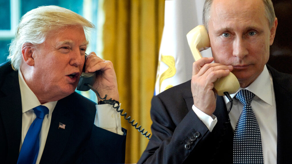 Трамп провёл телефонный разговор с президентом России Путиным