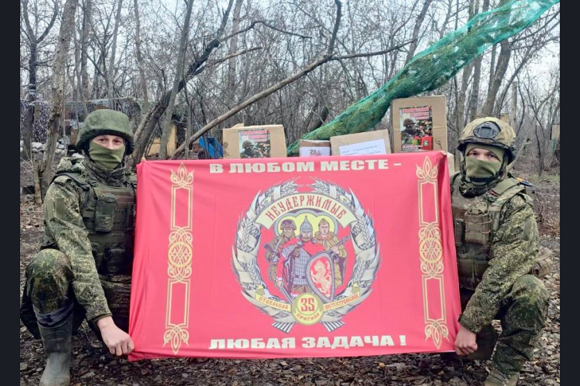 50 ёлок из Новосибирска доставлены в Белогорский район ЛНР